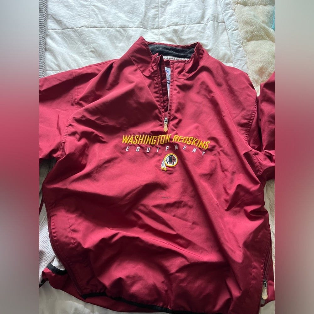 Reebok redskins windbreaker size men’s large